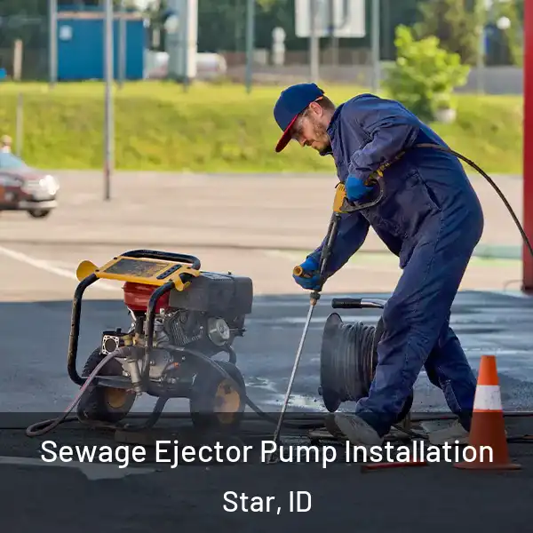  Sewage Ejector Pump Installation Star, ID